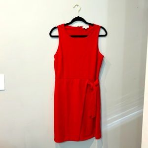 Size 8 petite sleeveless red dress